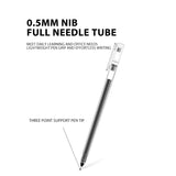Large-capacity gel pen (round barrel)