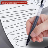 Large-capacity gel pen (frosted barrel)